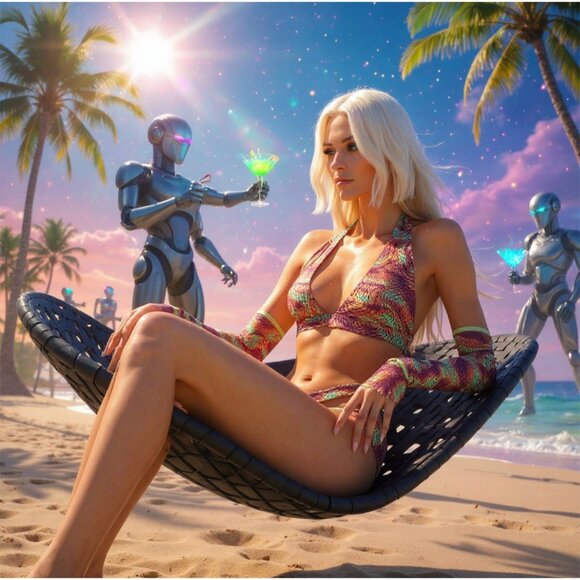 Club Exx Shaken Not Stirred Hot Pants & Fingerless Gloves Cyber Nectar Edition M - Picture 4 of 7